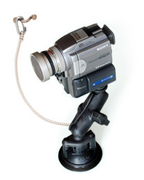RAM Mounting Systems Power Locking Suction Cup Video Mount