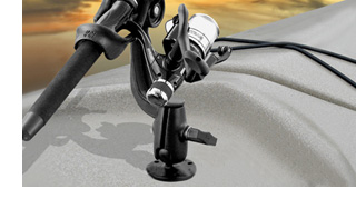 RAM Mounts Lightspeed fishing rod holder.