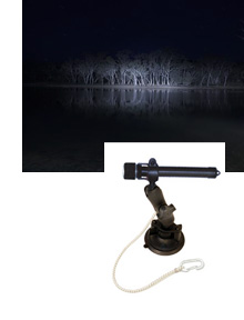 NavBeam on dark lake