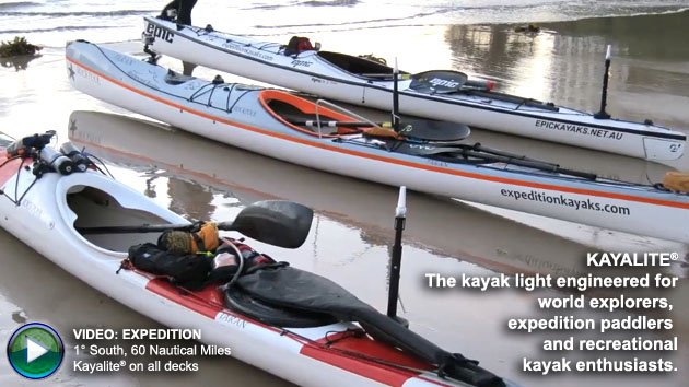 Kayalite kayak light for Expedition Kayaks