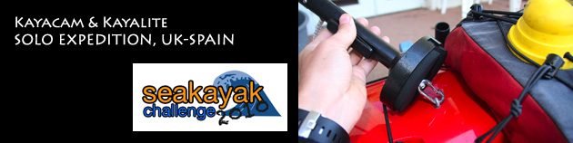 Kayalite and Kayacam on Nordcap for Sea Kayak Challenge 2010