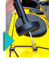 Attach a Kayalite kayak light