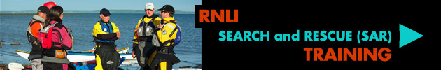 Kayalite used on RNLI sea search and rescue (SAR) exercises
