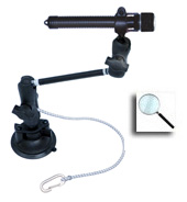 NavBeam headlight for paddlers with suction mount