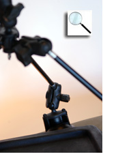 SuckerPod suction cup video mount ankle joint