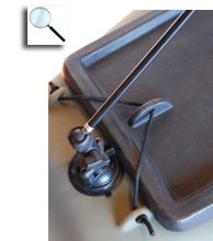 SuckerPod camera tripod suction cup foot.