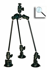 SuckerPod suction-cup tripod.