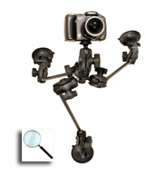 SuckerPod suction cup video tripod.
