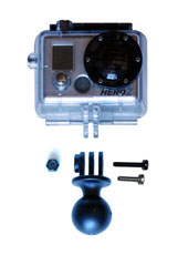 RAM Mounts 1-inch "B" Ball for GoPro Hero Cameras (all models)