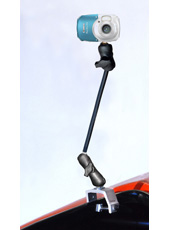 YakBastard® Camera Clamp for Kayak Cockpit and Canoe or Boat Gunnel/Gunwale