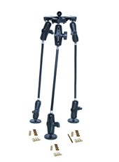 Claws-All Tripod with RAM Mounts  inchesB inches Ball and 3 Bolt-on Contour-adapting Bases