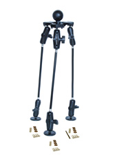Claws-All&trade; Tripod with RAM Mounts "D" Ball and 3 Bolt-on Contour-adapting Bases