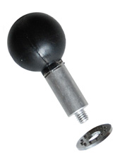 RAM Mounts 1.5-inch  inchesC inches Ball with YakBastard-compatible Threaded Stud