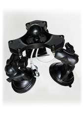 RAM Mounts Triple Suction Contour-Adapting Platform with 1.5-inch  inchesC inches Ball