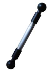 Kayalu 16 inches Extension Rod with 2 RAM Mounts 2 inches dia.  inchesD inches Balls