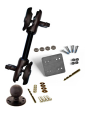 Surfpole 12 inches Heavy-duty Extension Arm and Base Kit with Backplate