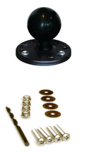 RAM Mounts marine-grade aluminum mount and Radpole mounting hardware.
