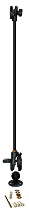 Radpole multipurpose portable camera mount, video camera mount, navigation light mount and fishing pole mount.